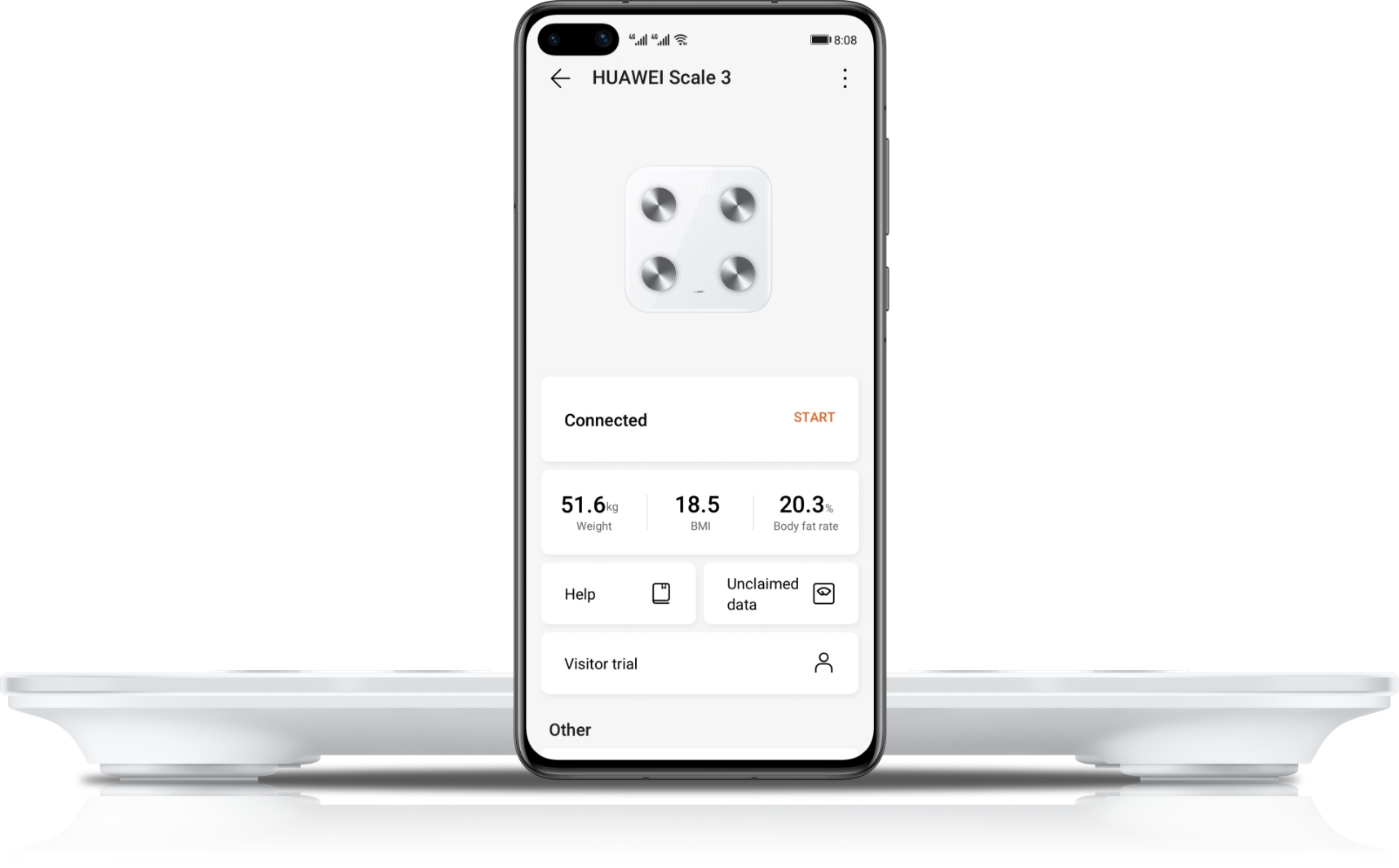 HUAWEI Scale 3 guest mode