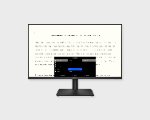 HUAWEI MateView SE 27'' FHD's interface showing eBook modes