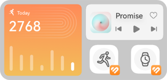 HUAWEI nova Y91 EMUI 13 widgets