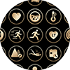 HUAWEI WATCH ULTIMATE DESIGN golden life theme