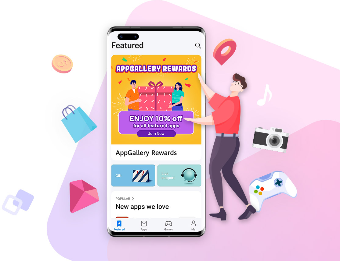 Explore your favourite apps
