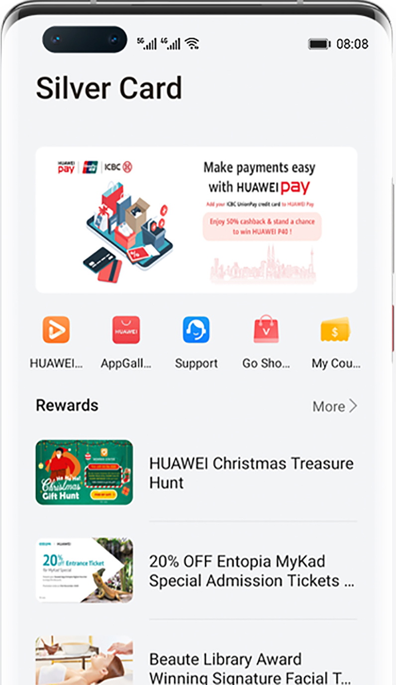 HUAWEI Member Center Home EN1