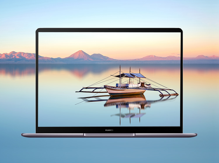 Huawei MateBook full view display with unique horizon