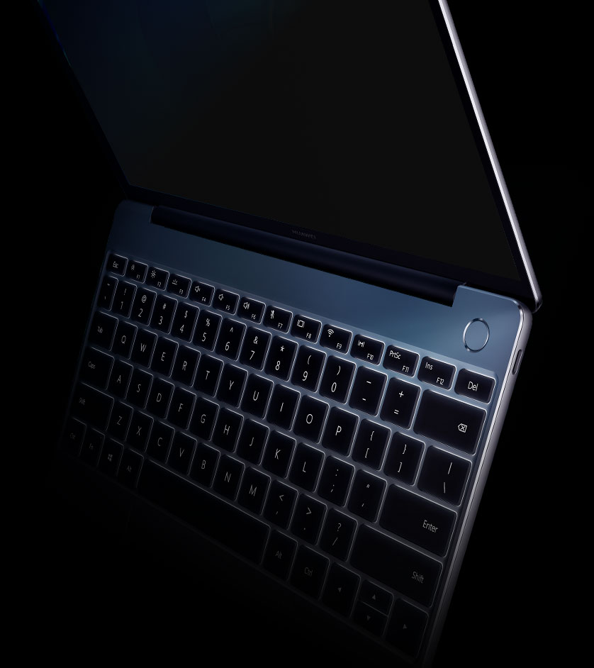 Huawei MateBook fingerprint  button