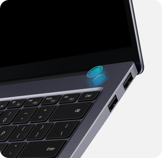 HUAWEI MateBook 14 2022 power on and unlock key