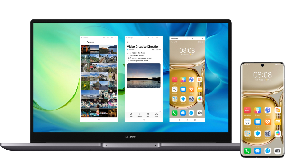 HUAWEI MateBook D 15 2022 Multi Windows
