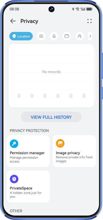 HUAWEI nova 12s privacy