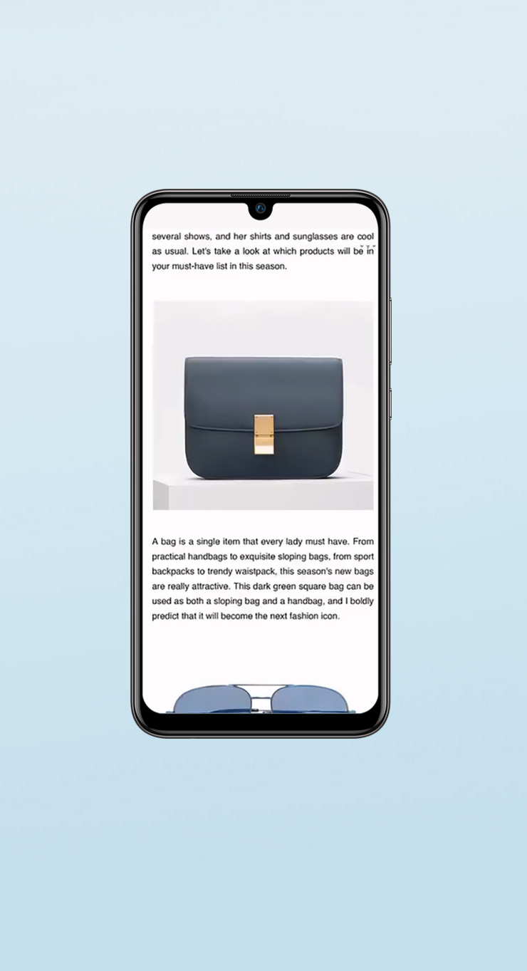 HUAWEI P smart 2019 ai smart shopping