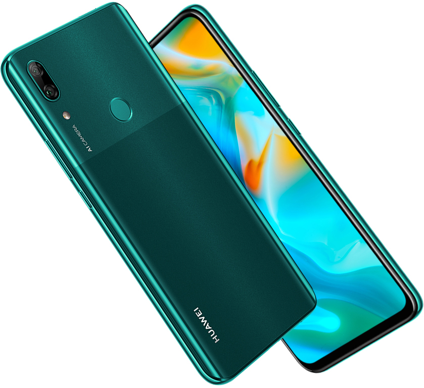 huawei p smart z back design color green