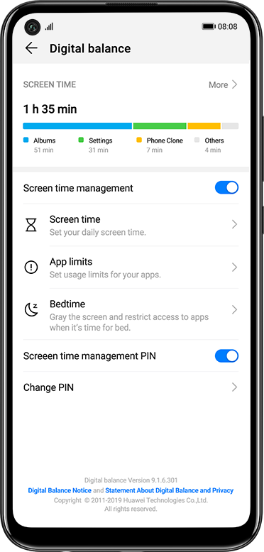 huawei p40 lite e-emui9.1 smartphone