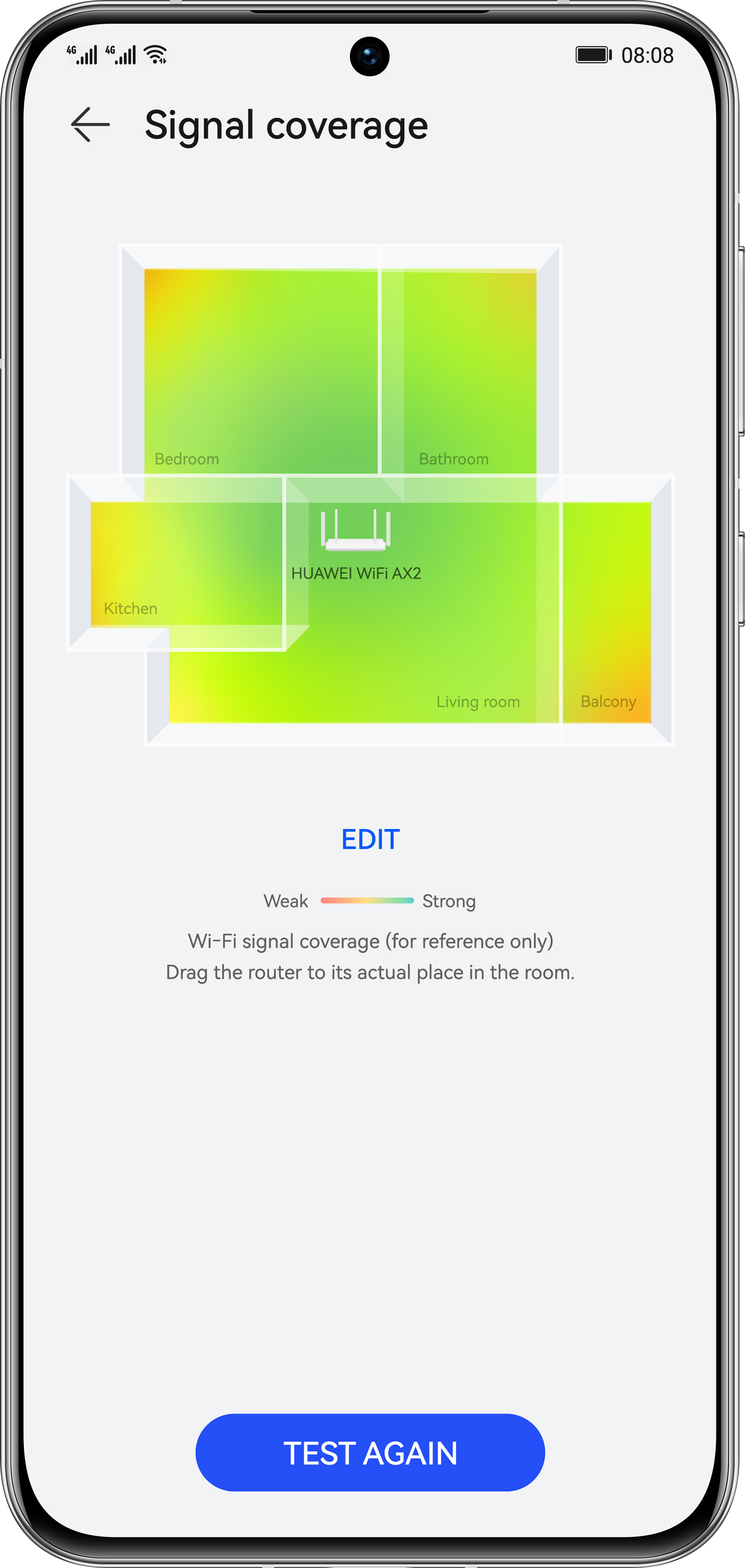 HUAWEI WiFi AX2 smart diagnostics