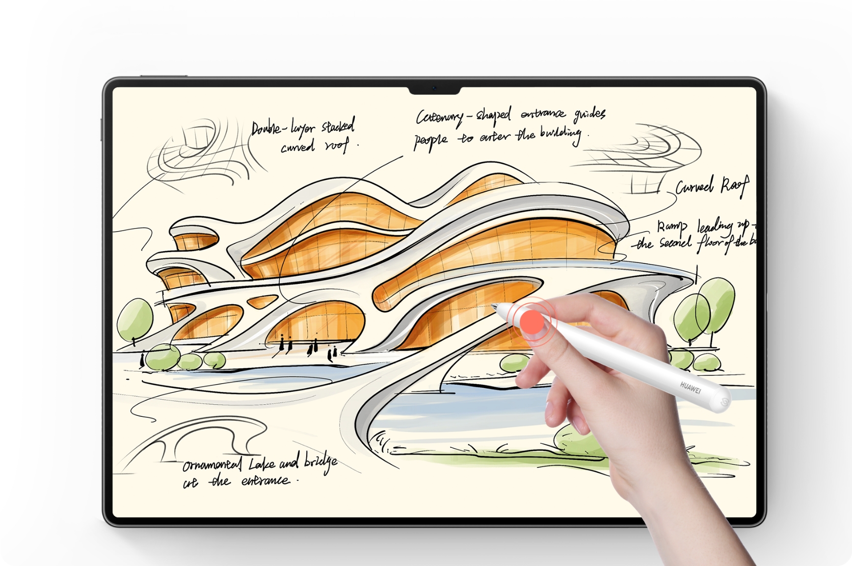 write and sketch at will