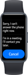Huawei band 8 Quick reply