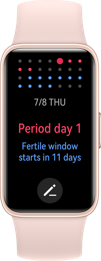 Huawei band 8 female health