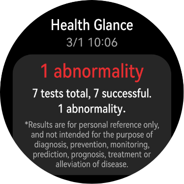 HUAWEI WATCH 4 health glance