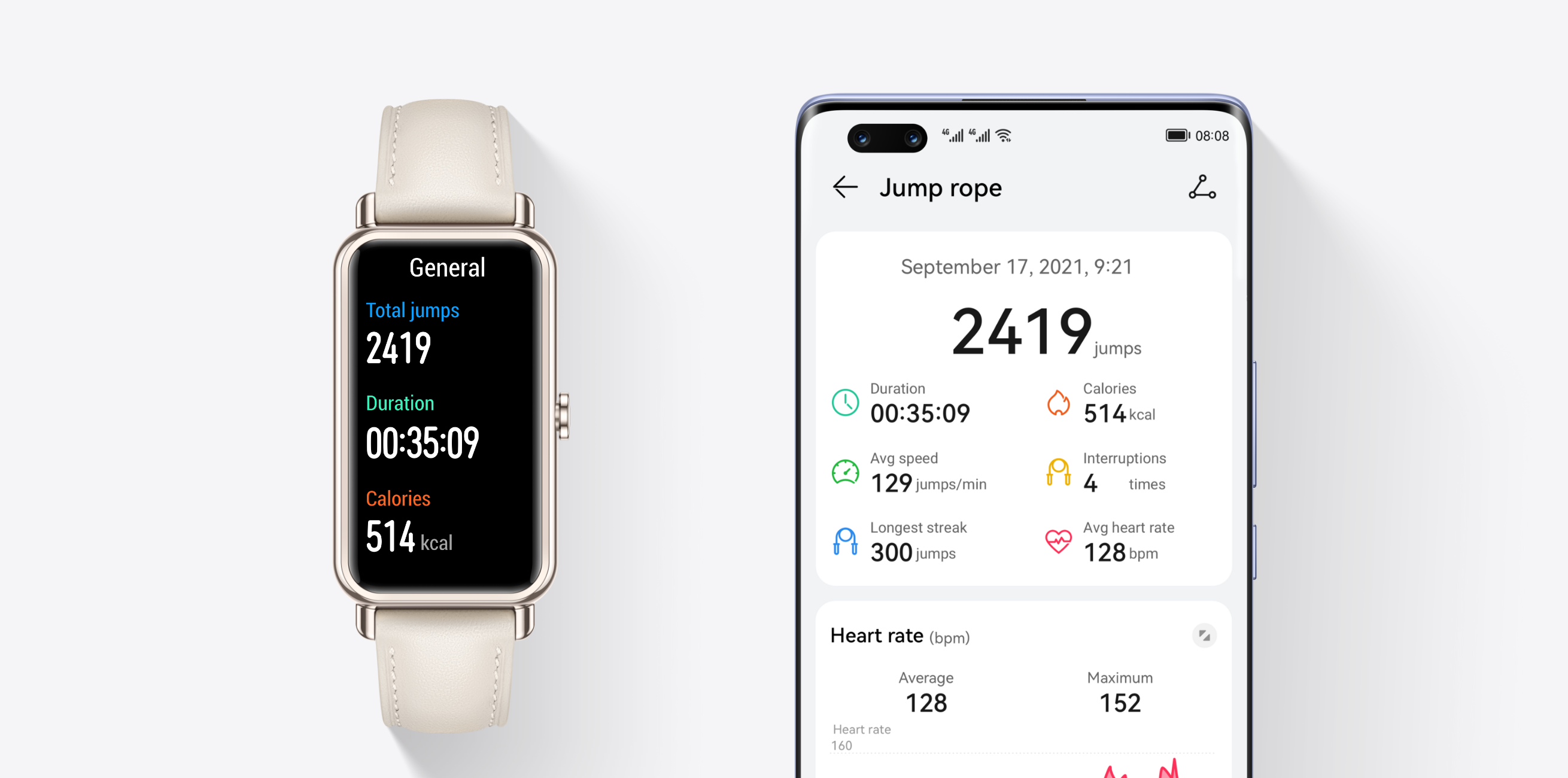 huawei watch fit mini workout data tracking