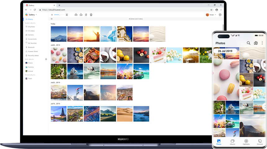 HUAWEI Mobile Cloud Gallary