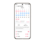 HUAWEI Health Cycle Calendar