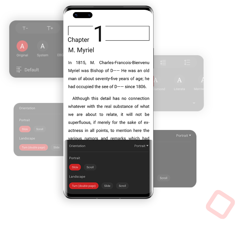 Tailored reading experience