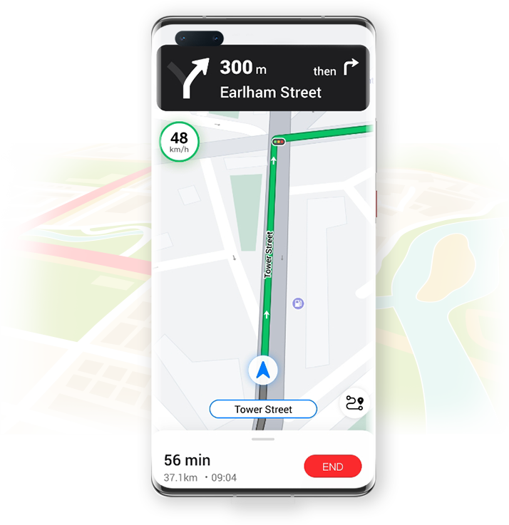 Turn-by-turn navigation