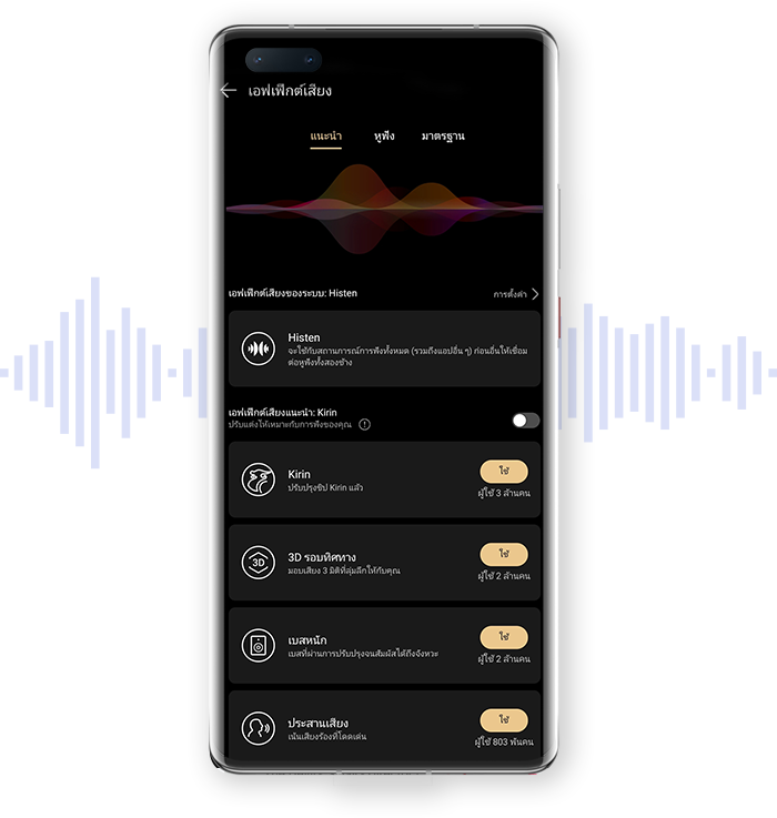Personalise your listening
