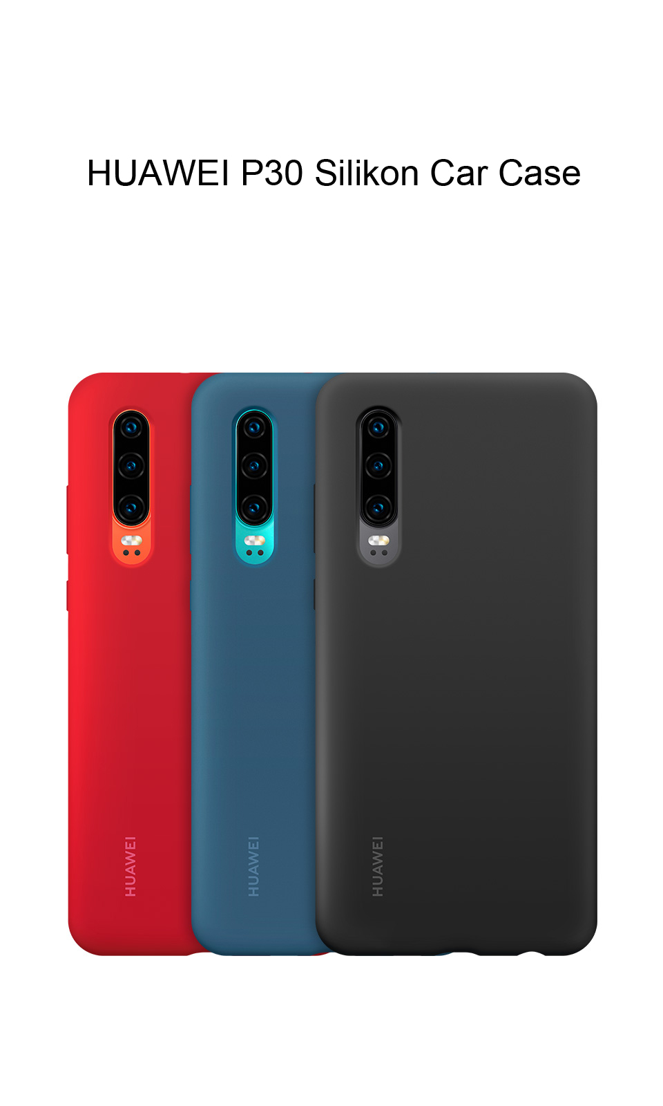 HUAWEI P30 Silikon Car Case