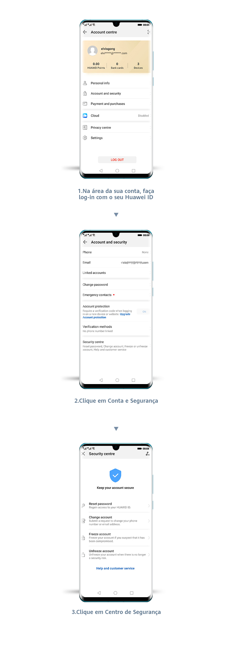 Easily update your HUAWEI ID info